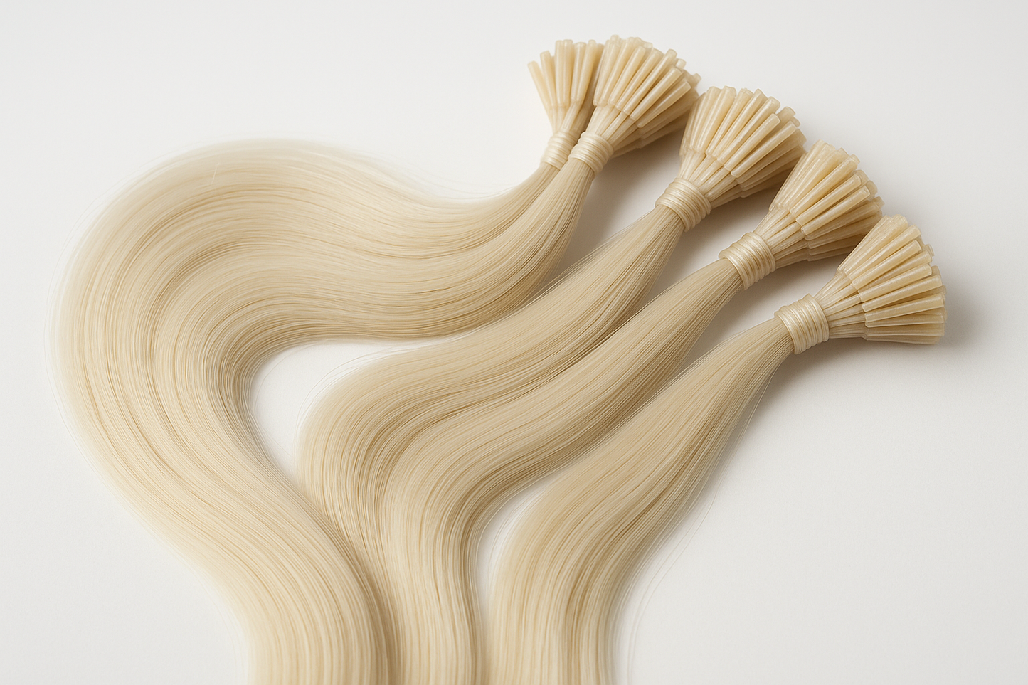 BLONDE HUMAN HAIR I-TIPS
