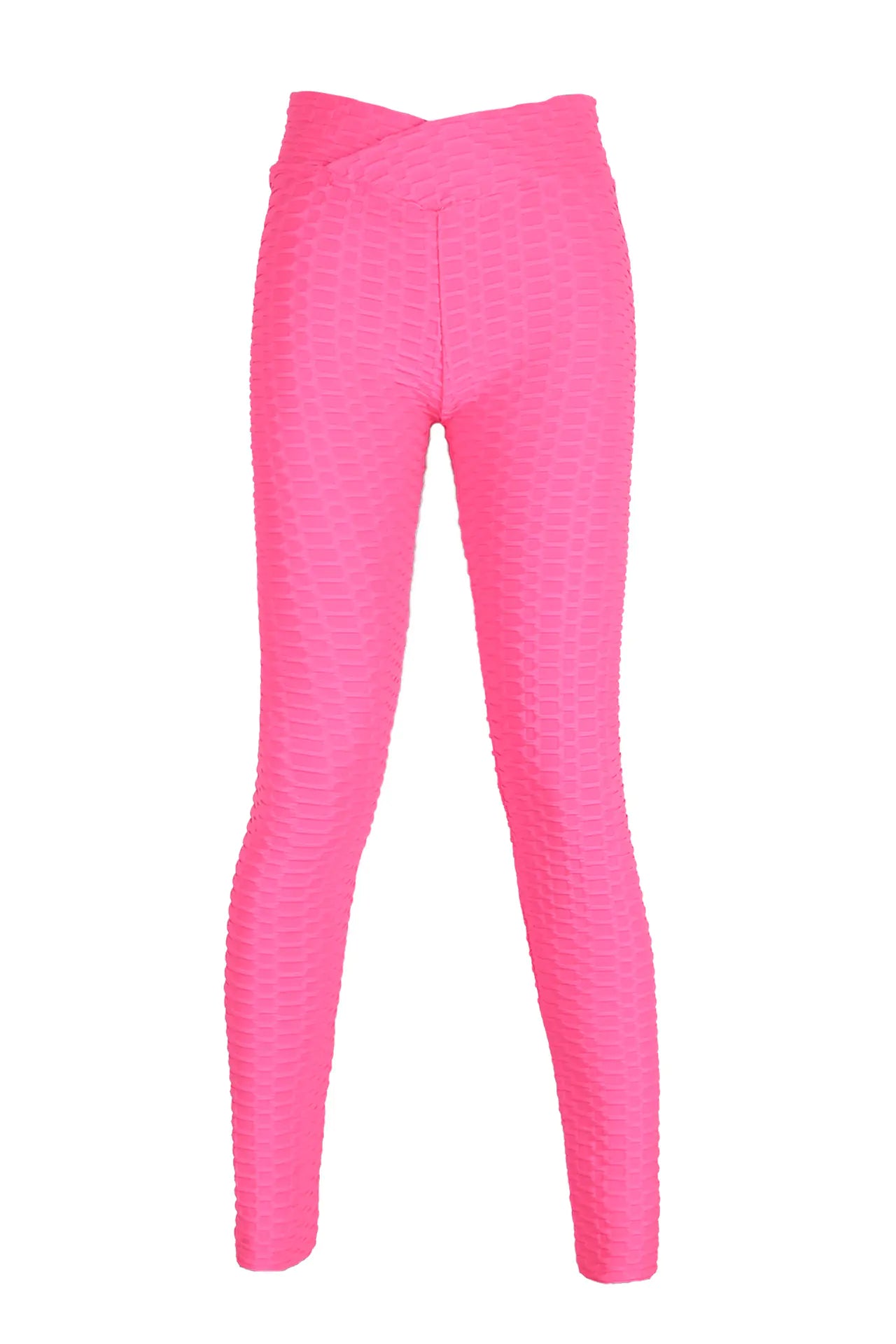 Jacquard Yoga Pants with V-Waist and Butt Lift Design