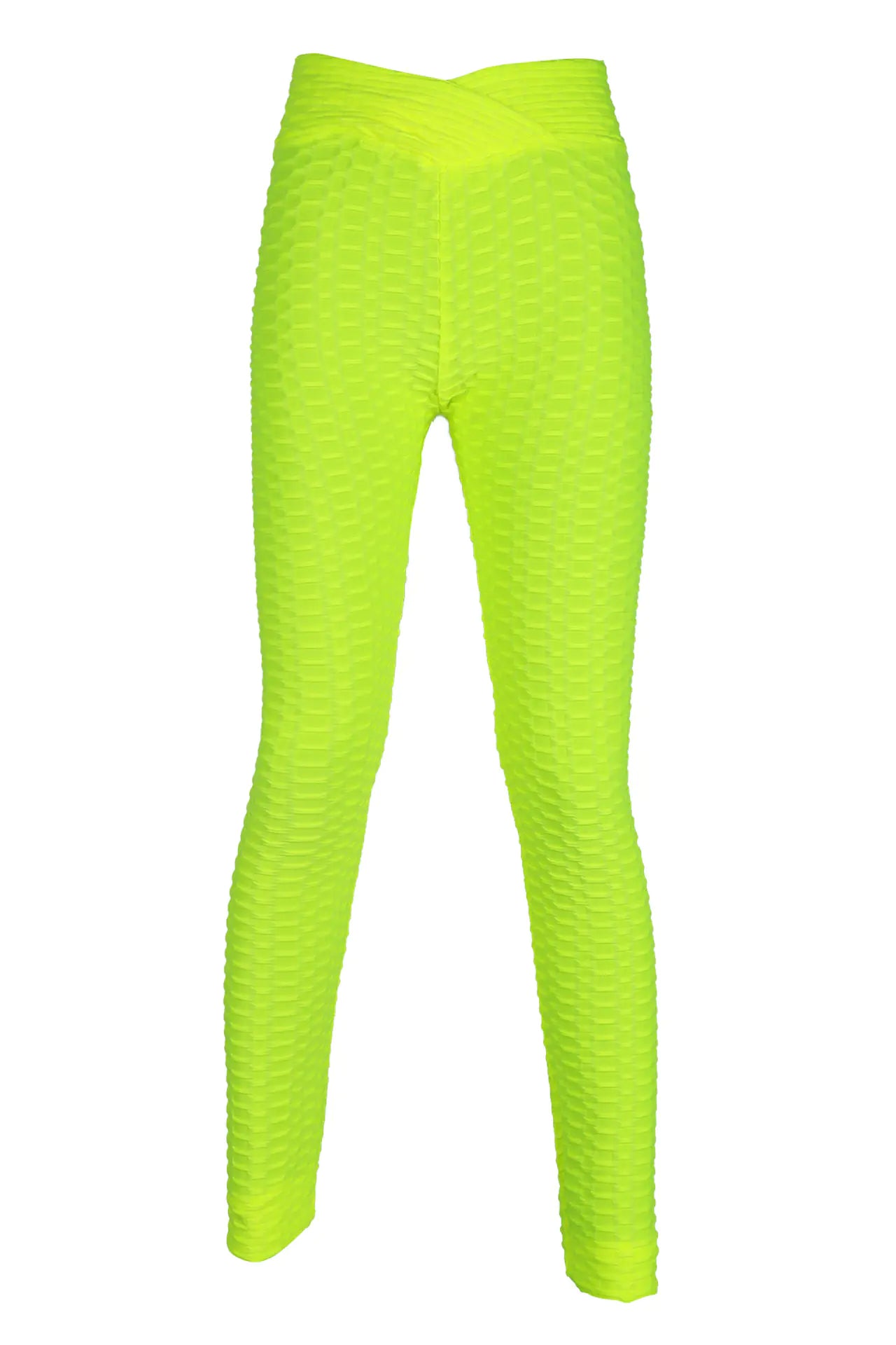 Jacquard Yoga Pants with V-Waist and Butt Lift Design