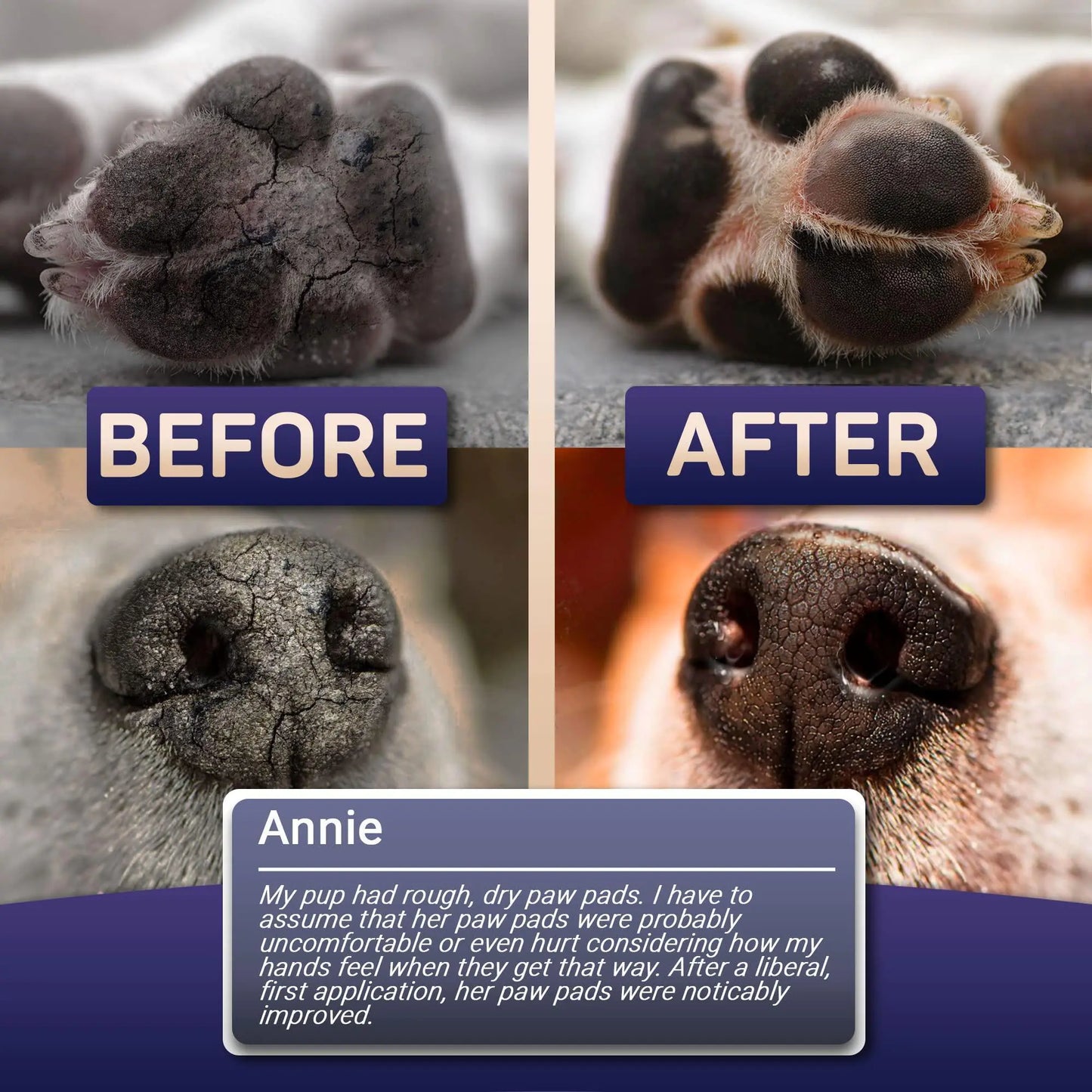 Natural Dog Paw Balm Paw Protection for Hot Pavement Lick Safe Paw Wax 5 oz