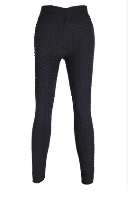 Jacquard Yoga Pants with V-Waist and Butt Lift Design