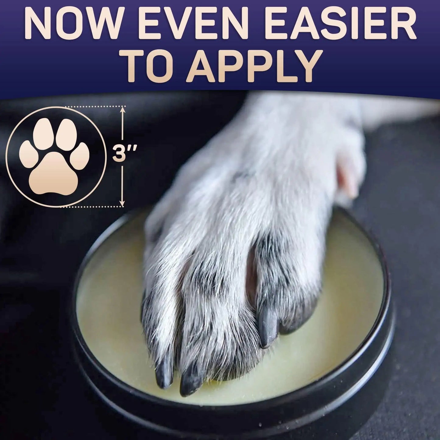 Natural Dog Paw Balm Paw Protection for Hot Pavement Lick Safe Paw Wax 5 oz