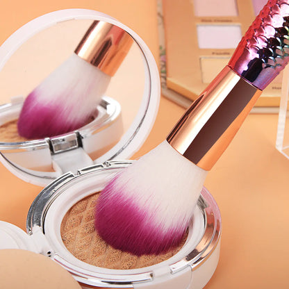 Mermaid Makeup Brush Set Makeup Brush Set - 7 or 10 Pieces