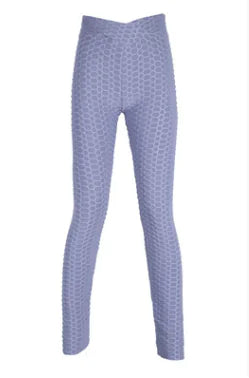 Jacquard Yoga Pants with V-Waist and Butt Lift Design